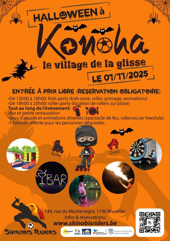 Loisirs Halloween Konoha, village la glisse