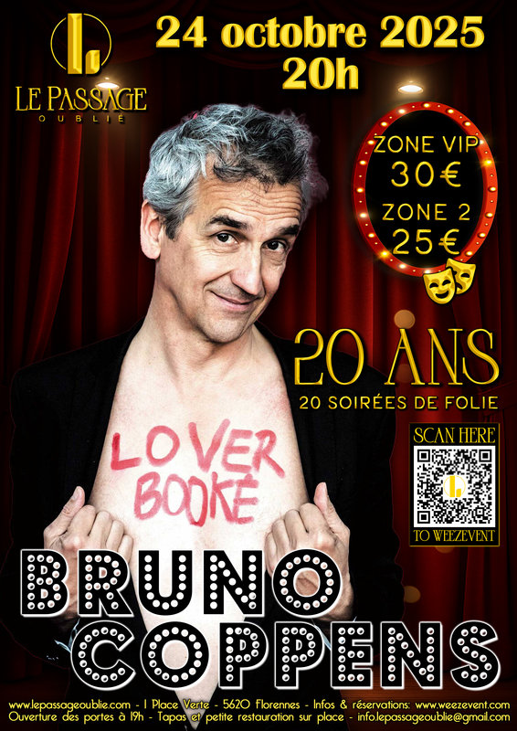 Spectacles Bruno Coppens - Loverbooké