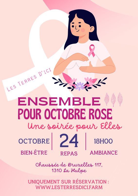 Soirées Ensemble pour Octobre Rose, soirée 100% féminine