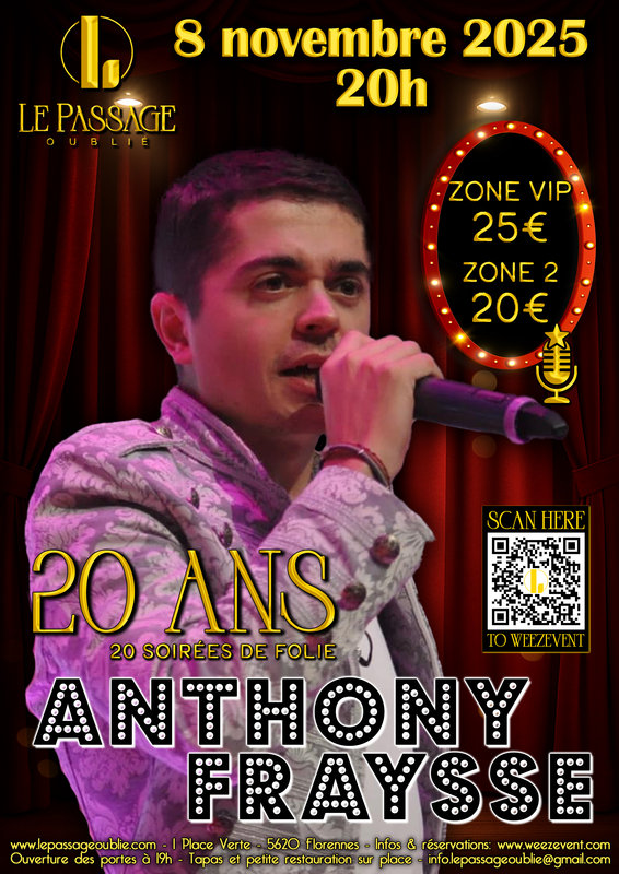 Concerts Anthony Fraysse