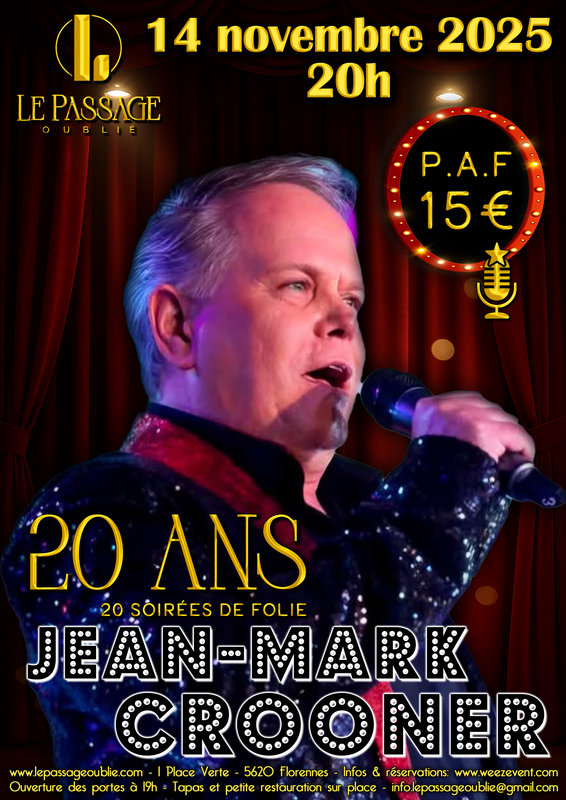 Concerts Jean-Mark Crooner