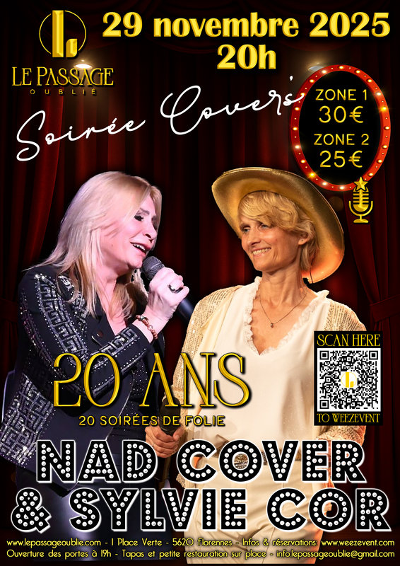 Concerts Soirée Covers - NadCover & Sylvie Cor