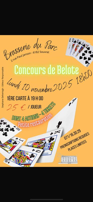 Loisirs Concours belote