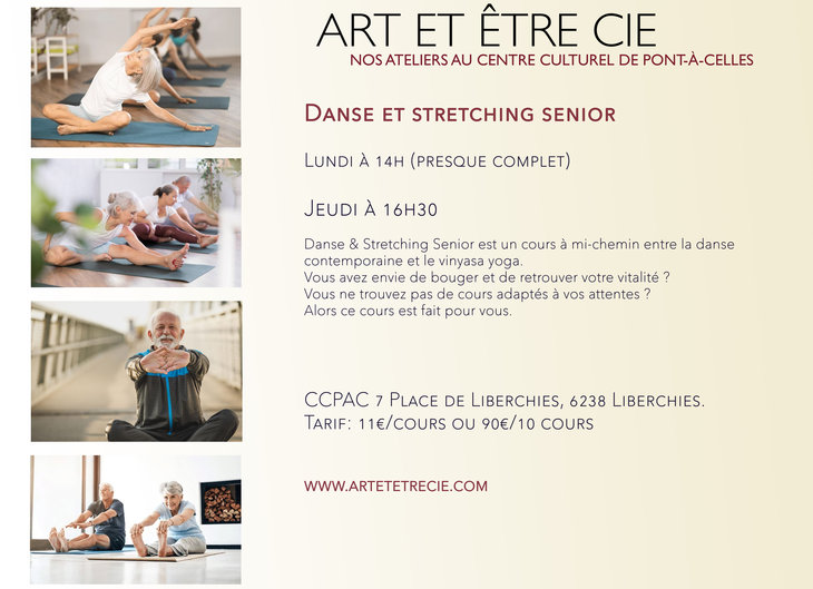 Stages,cours Danse & Stretching senior
