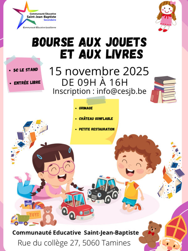 Loisirs Bourse jouets aux livres