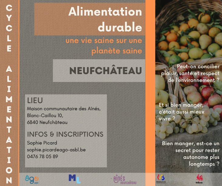 Conférences Alimentation durable : vie saine une planète saine