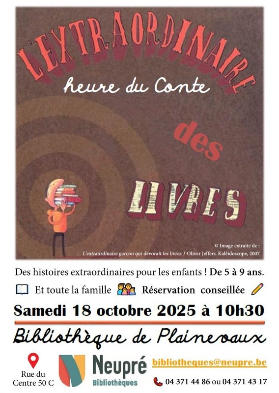 Spectacles L Extraordinaire Heure Conte