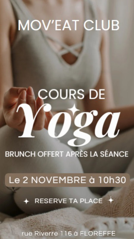 Loisirs Séance Yoga + brunch