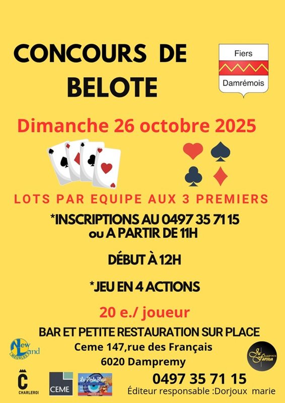 Loisirs Concours belote