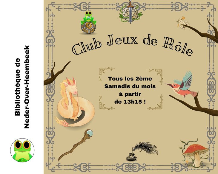 Loisirs Après-midi club jeux rôles