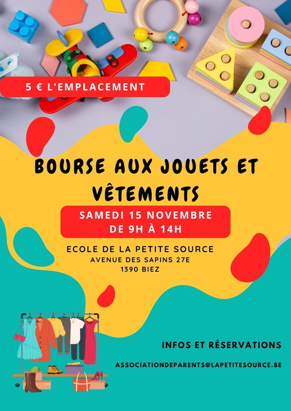 Loisirs Bourse vêtements jouets