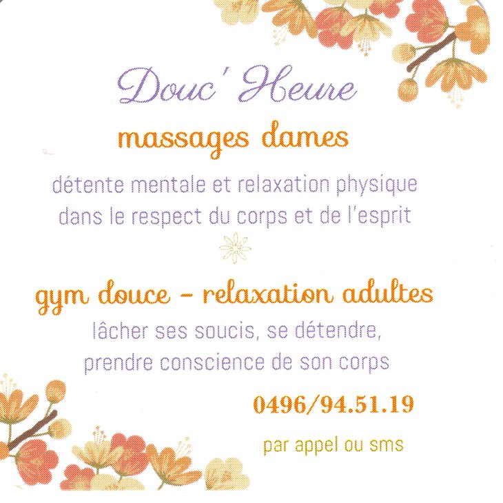 Stages,cours Gymnastique douce