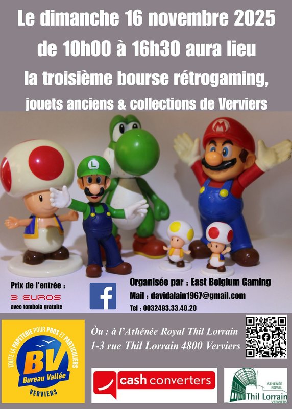 Loisirs Bourse rétrogaming, jouets anciens collection