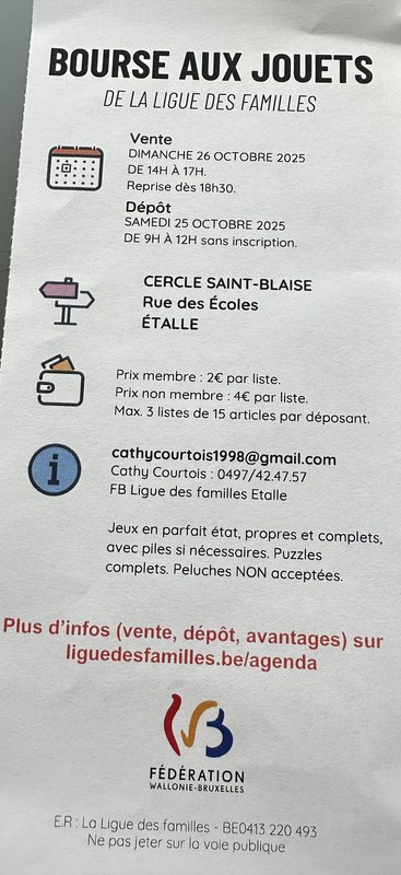 Loisirs Bourse jouets