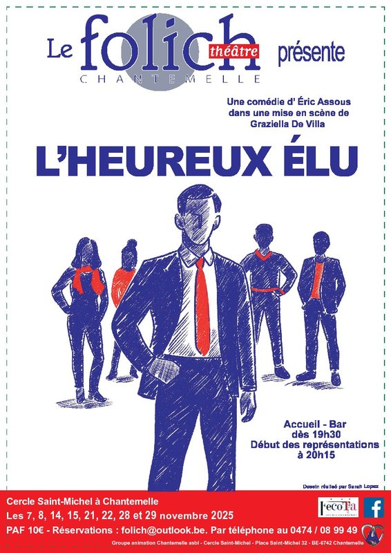 Spectacles Théâtre - Comédie  L Heureux d Eric Assous