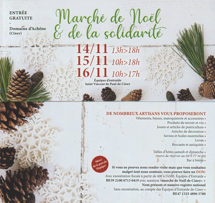 Marchés de Noël Marché Noël de Solidarité