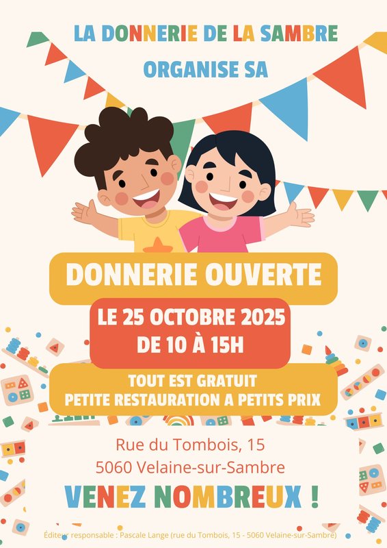 Loisirs Grande donnerie ouverte la Donnerie la Sambre