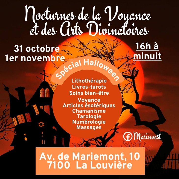 Stages,cours Les Nocturnes la Voyance des Arts Divinatoires