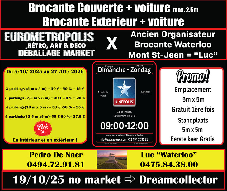  Déballage Eurometropolis Kinepolis Imagibraine zondagmorgen