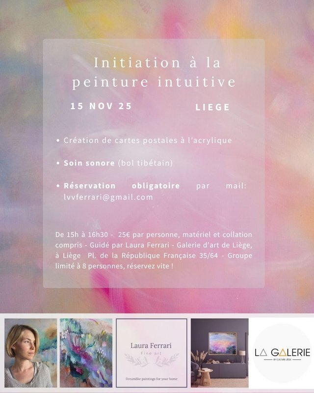 Stages,cours Atelier peinture intuitive : si vous vous offriez moment ...