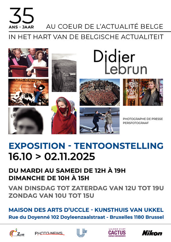 Expositions Exposition ans cœur l actualité belge  photographe Didier Lebrun