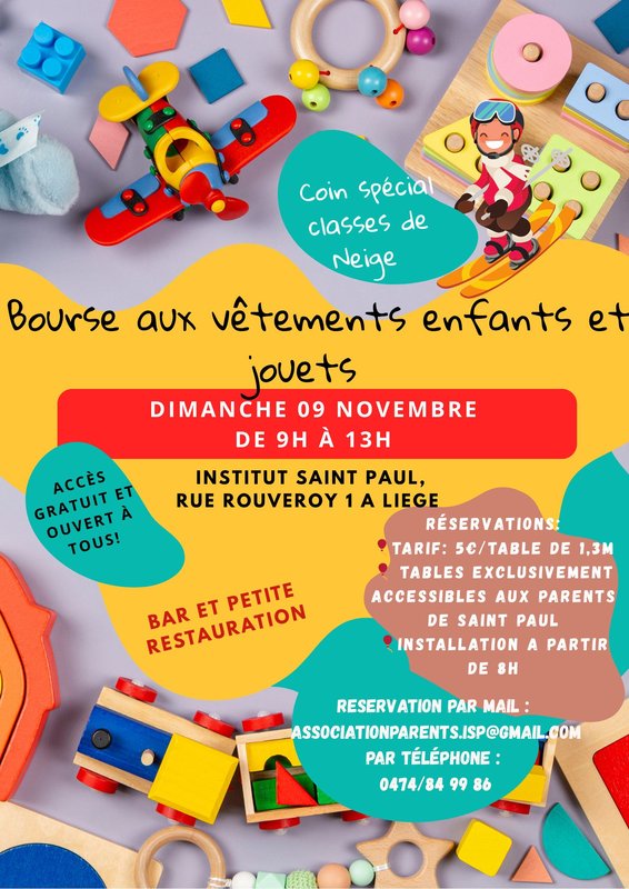 Loisirs Bourse vêtements jouets