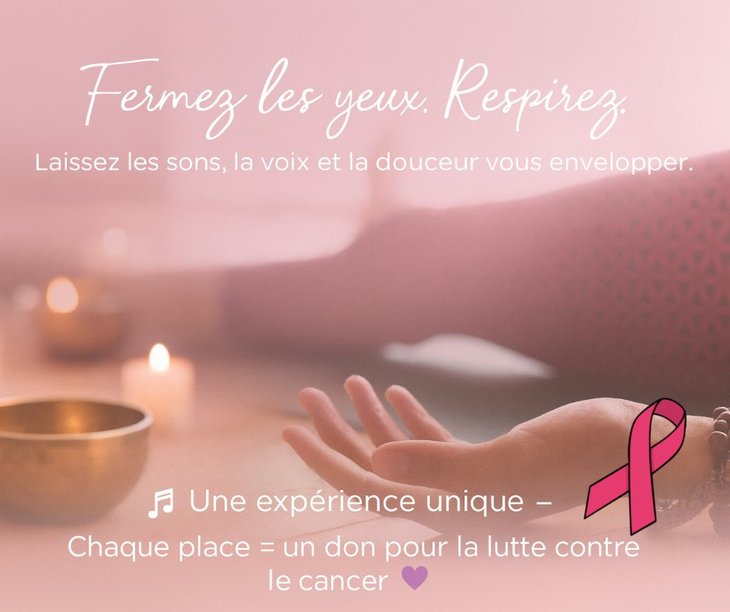 Conférences Soirée Relaxation Solidaire Octobre Rose & Relais pour Vie