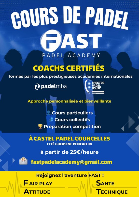 Stages,cours Cours padel adultes