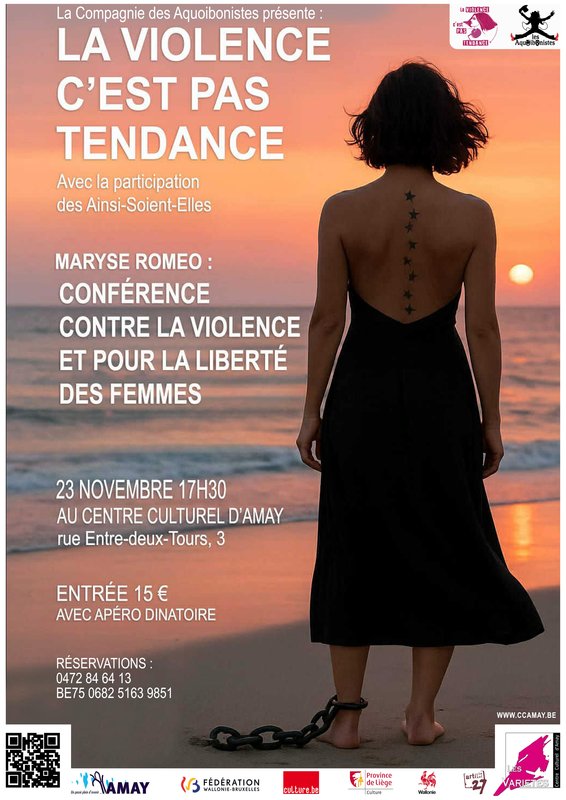 Conférences  La violence, c est tendance  avec Maryse Roméo
