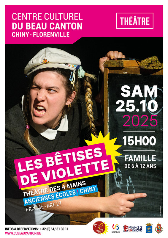 Spectacles Théâtre  Les bêtises Violettes 