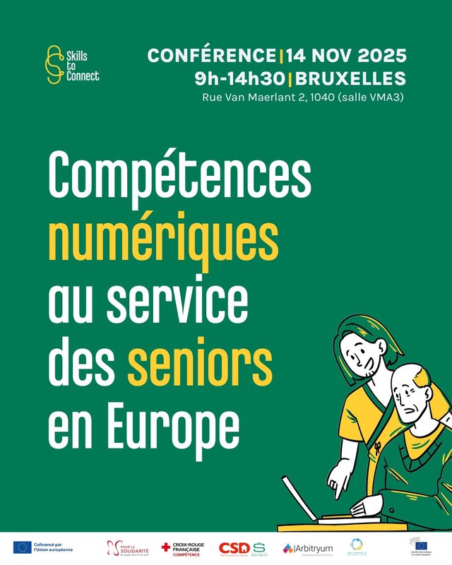Conférences Compétences numériques service seniors Europe