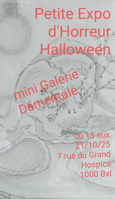 Expositions Expo halloween épouvanté illustration