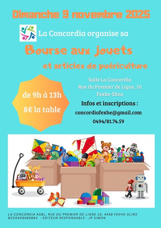 Loisirs Bourse jouets articles puériculture