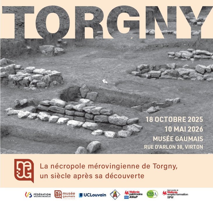 Expositions Torgny : nécropole mérovingienne siècle après découverte