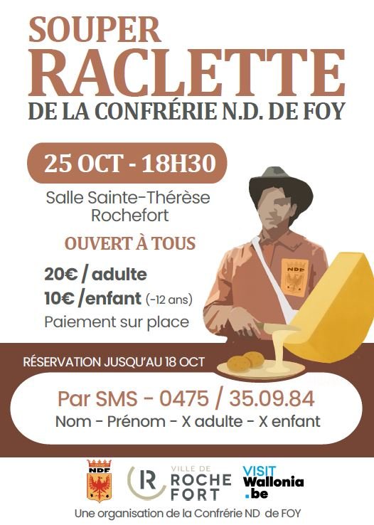 Soirées Souper Raclette - Confrérie de Foy