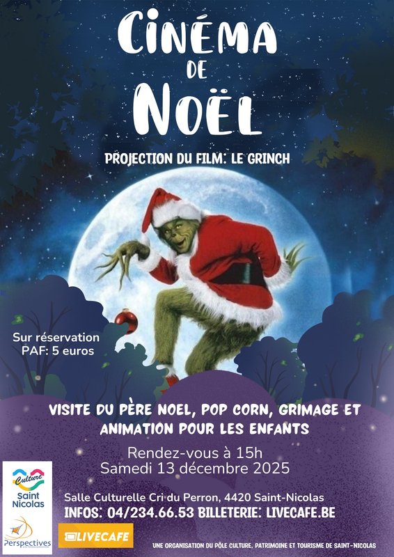 Spectacles Cinéma noël - Grinch