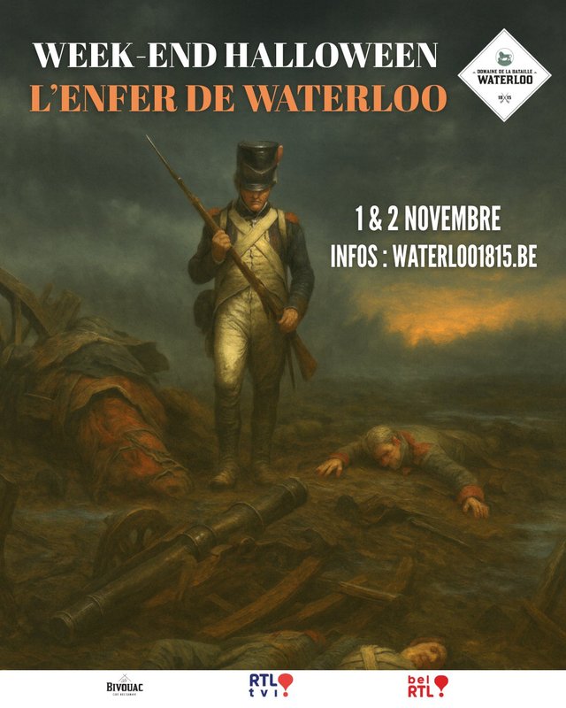 Loisirs Weekend Halloween Domaine la bataille waterloo