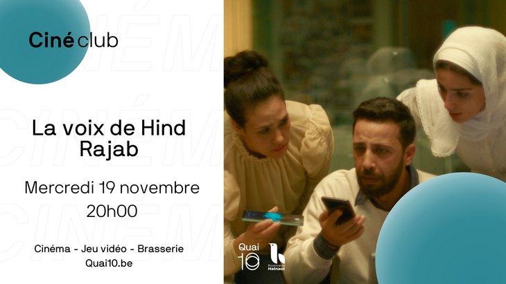 Spectacles Ciné Club - voix Hind Rajab