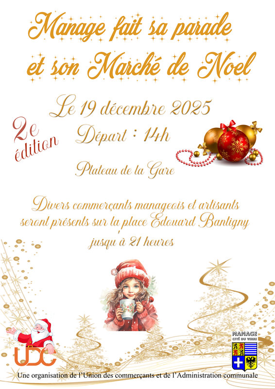 Marchés de Noël Manage fait Parade son Marché Noel