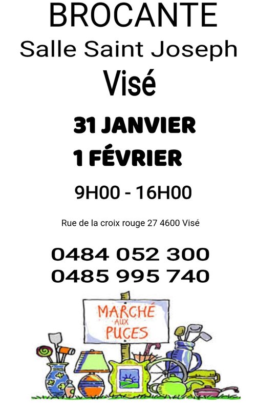  Brocante salle visé