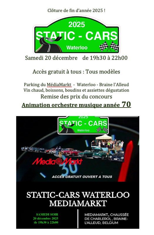 Loisirs Static - cars  MédiaMarkt Waterloo