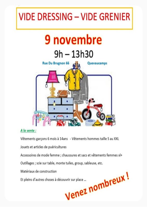  Vide dressing vide grenier