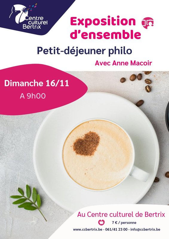 Expositions Petit-déjeuner philo Expo d’ensemble