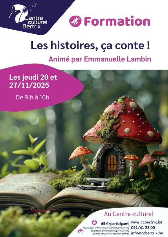 Stages,cours Formation Les histoires, conte ! »