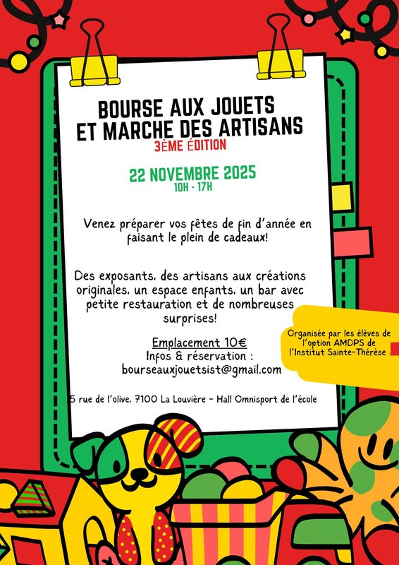 Marchés de Noël Bourse jouets marché artisans