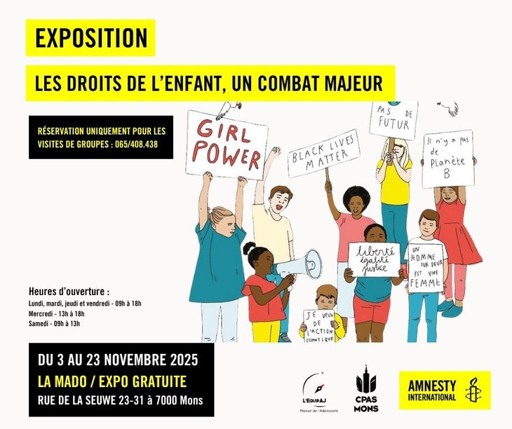 Expositions Les droits l’enfant, combat majeur