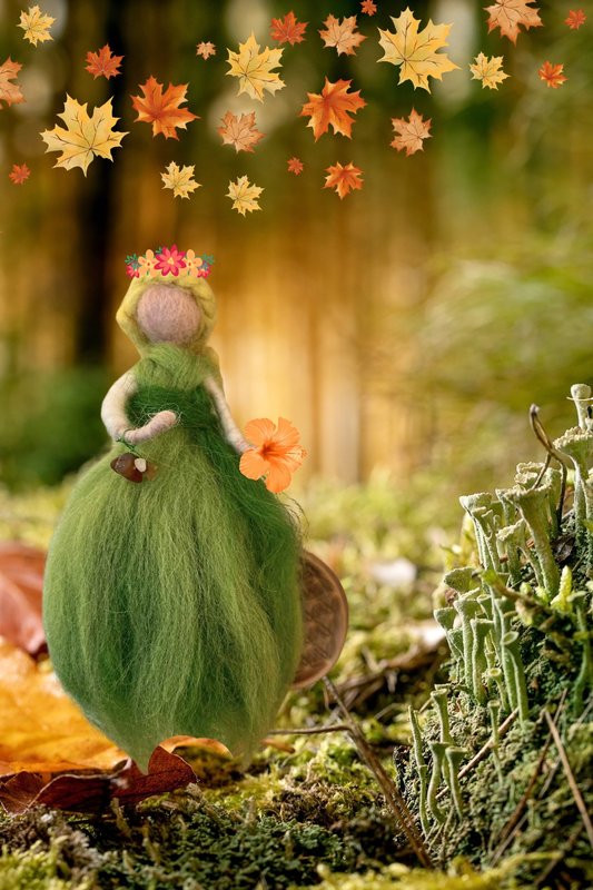 Stages,cours Créez votre petite fée la forêt laine feutrée