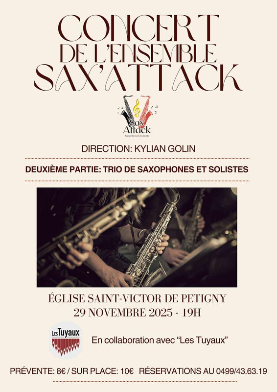 Concerts Le Saxophone résonne