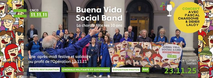 Concerts La chorale Buena Vida Social Band fête 10 ans