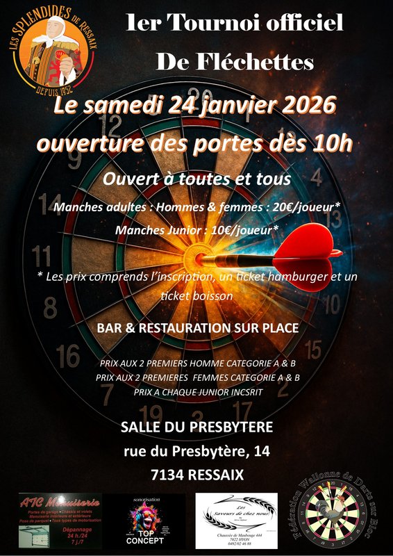 Loisirs Grand Tournoi Fléchettes 1ère Édition